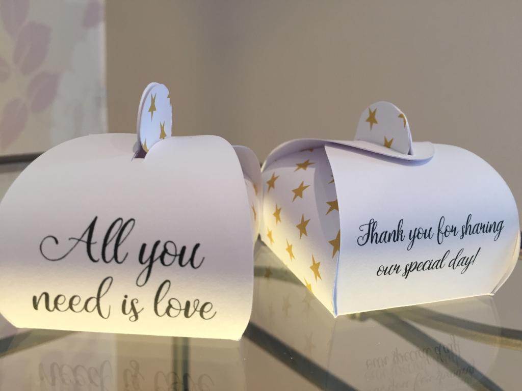 Personalised Wedding Favours