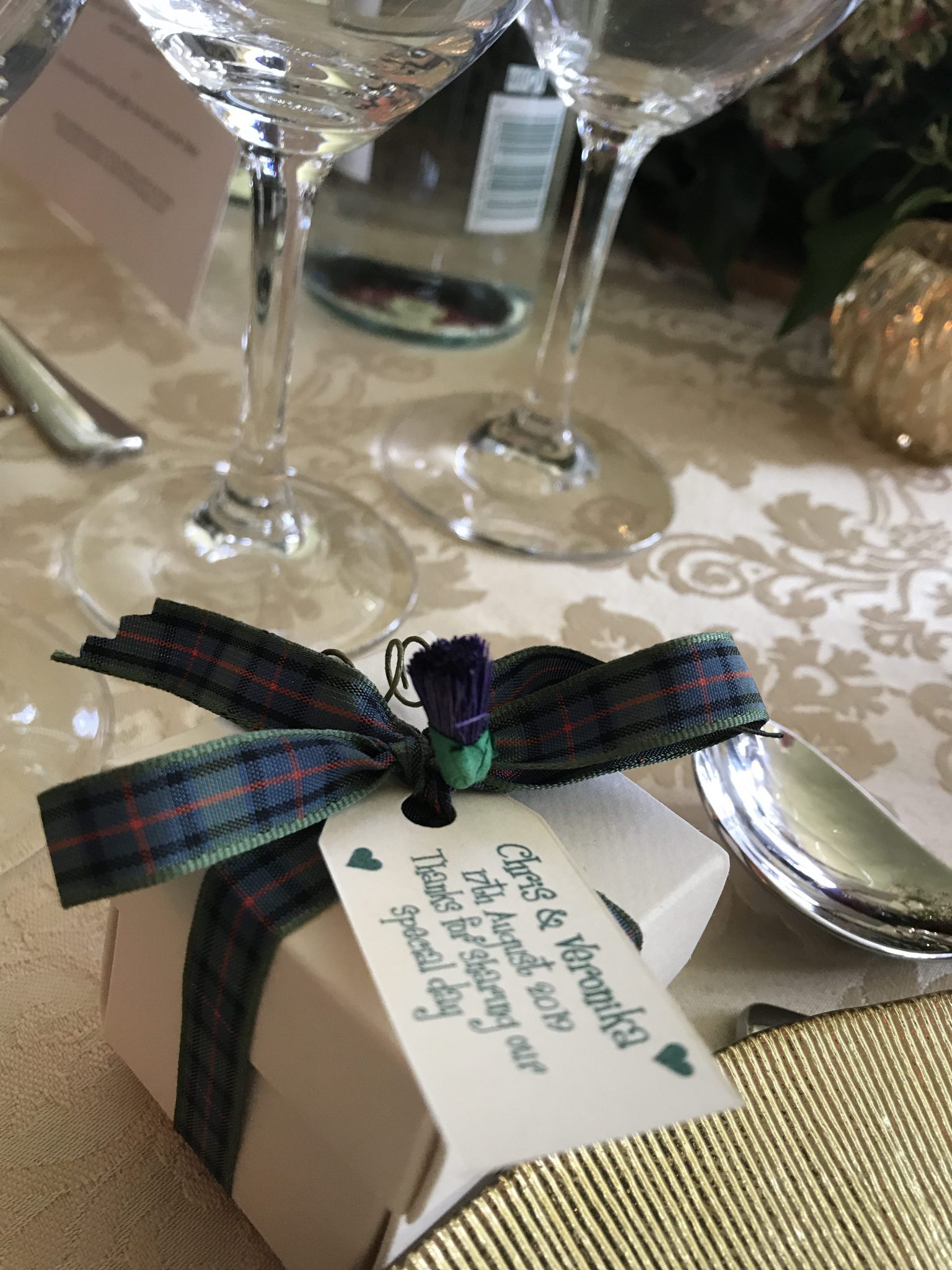 Luxury Scottish Tablet Wedding Favour Box (Homemade Scottish Tablet ...
