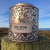 Royal Scottish Thistle Embossed Fine Leaf Tea Caddy