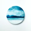 Inner Sound Skye and Scalpay ceramic coaster by Cath Waters