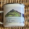 The Skye Cuillins from Elgol Enamel Mug