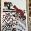 Greetings Card - Winter Fox II by Liz Myhill