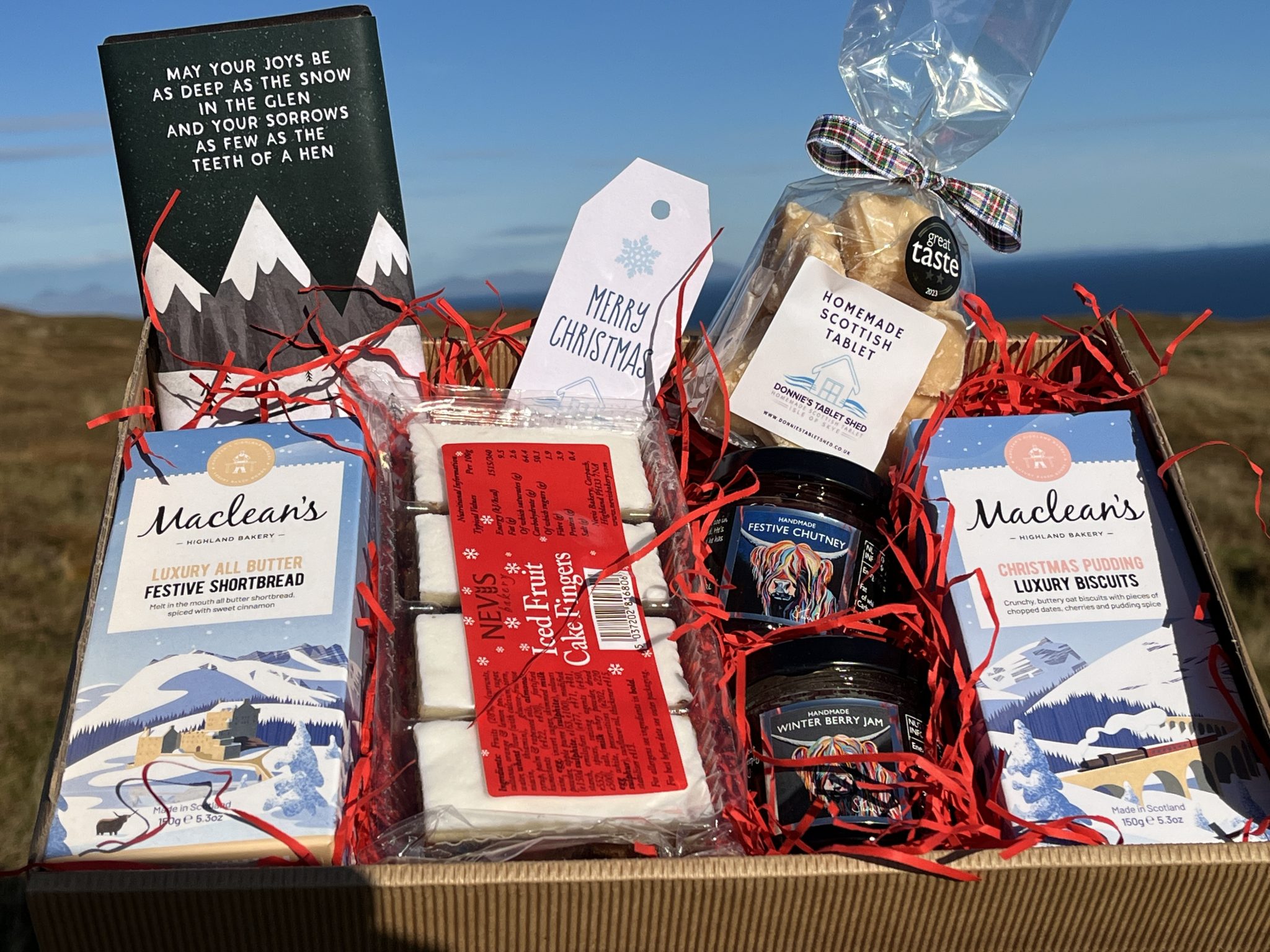 Christmas Hamper of Scottish Treats - Highland Favours from Isle of Skye