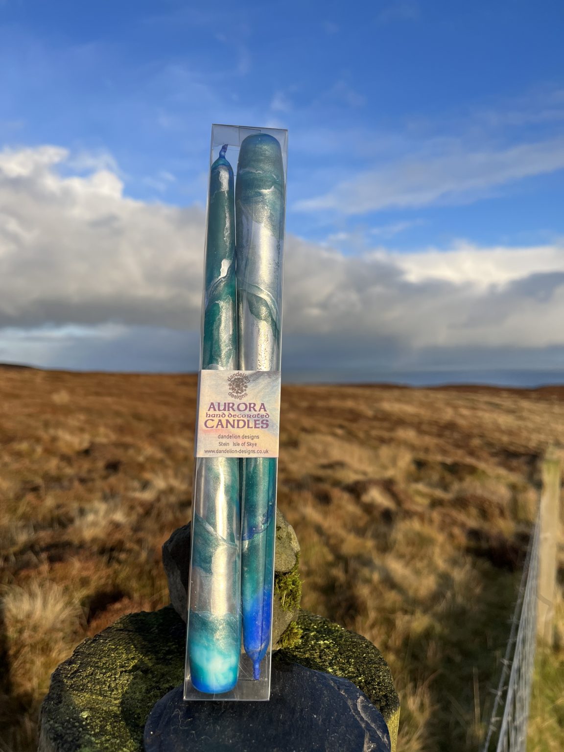 Aurora Candles Handmade in Waternish, Isle of Skye Highland Favours