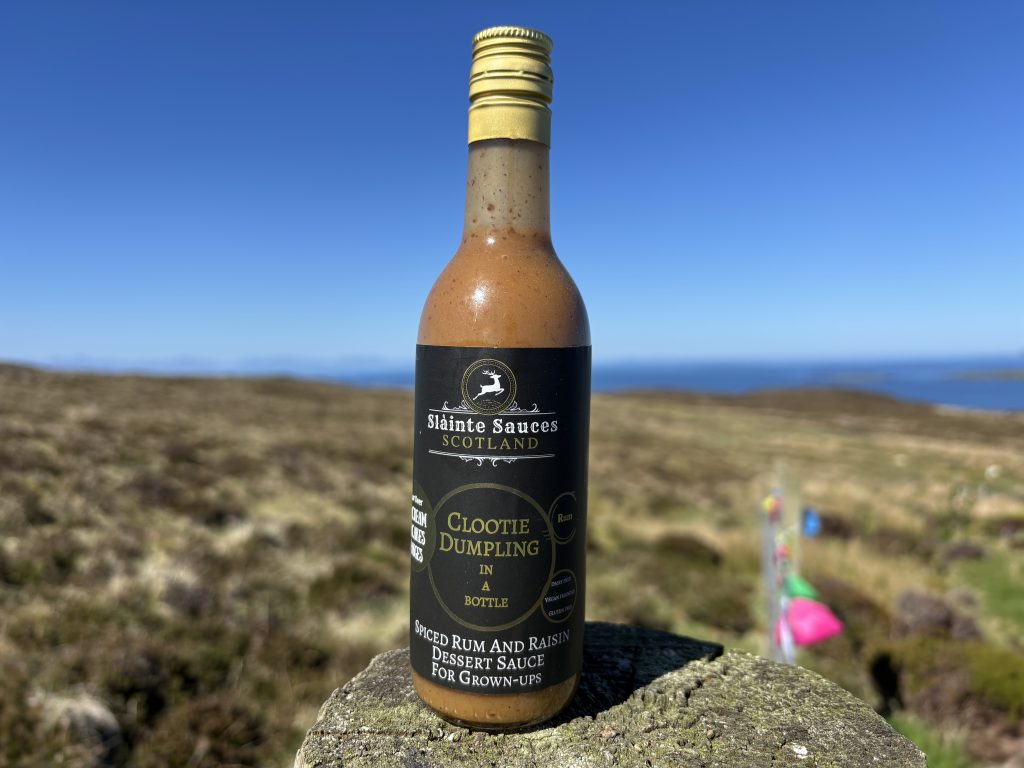 Clootie Dumpling in a Bottle - Dessert Sauce for Grown Ups.