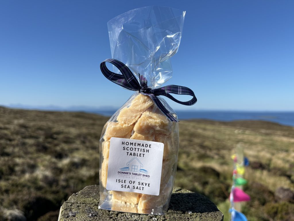 Isle of Skye Sea Salted Scottish Tablet - 125g Bag