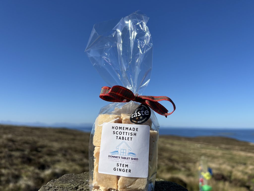Stem Ginger Scottish Tablet Bag - 125g