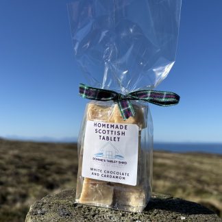 White Chocolate and Cardamom Tablet Bag - 125g