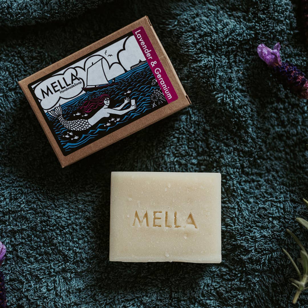 Mella Handmade Soap - Lavender and Geranium from Shetland - Image 6