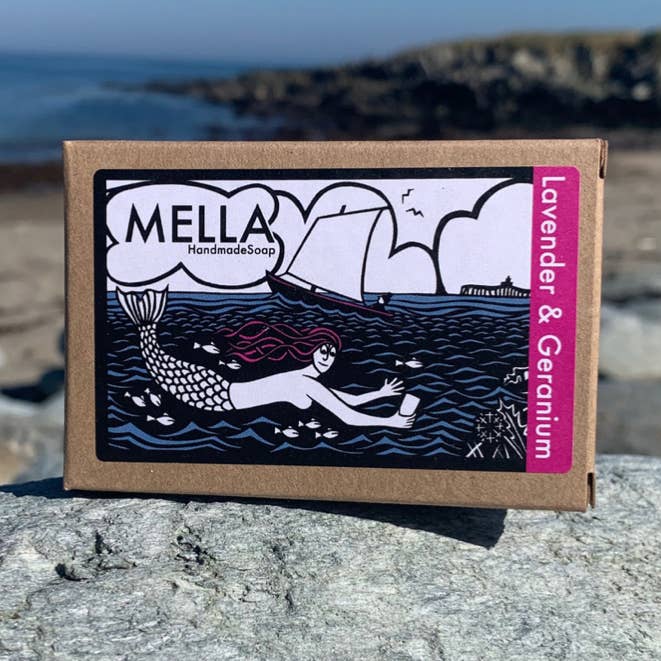 Mella Handmade Soap - Lavender and Geranium from Shetland - Image 4