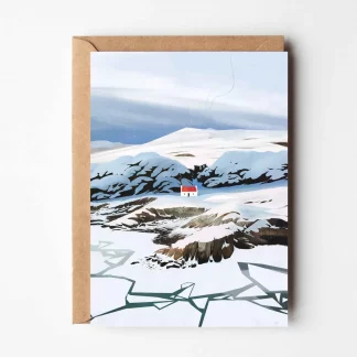 CARD: Winter at Croft Cottage by Sara Willia
