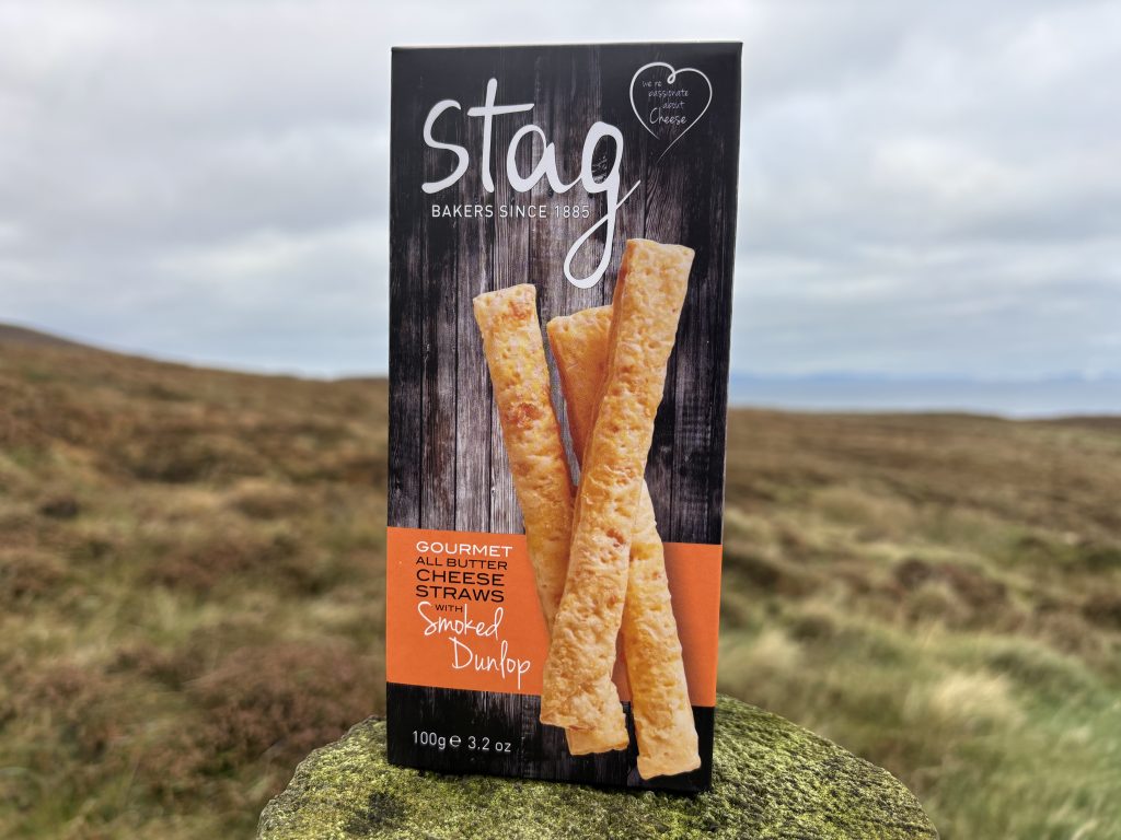SMOKED DUNLOP CHEESE STRAWS from Stag Bakers on Isle of Lewis