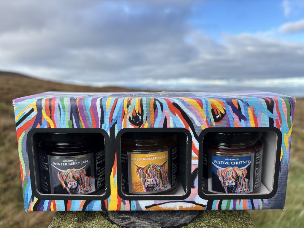 Scottish Preserves Christmas Flavours by Sarah Gray -3 x 120g Jars