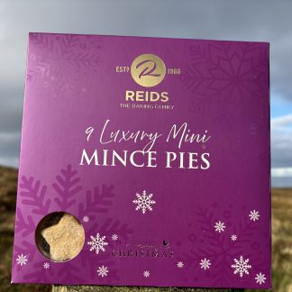 9 Luxury Mince Pies from Reids Bakery in Caithness