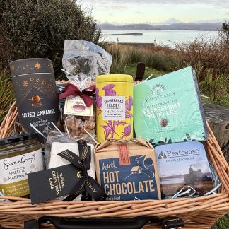 The Coruisk: Fireside Treats Wicker Hamper