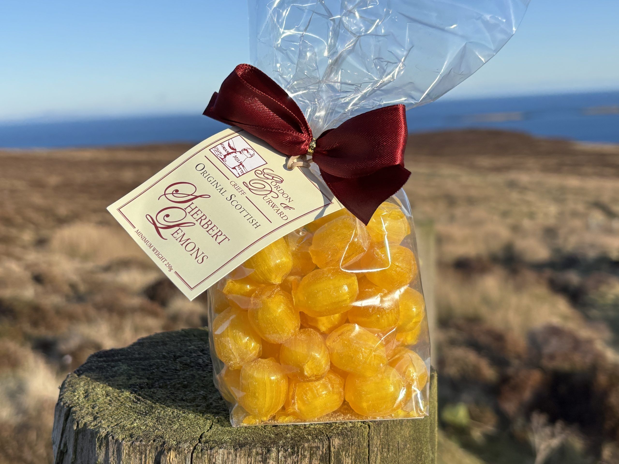 Sherbert Lemons from Gordon and Durward in Crieff - 250g Bag (Copy)