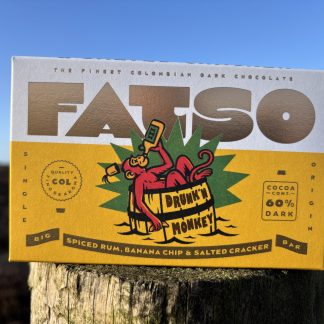 Drunk'n Monkey -Spiced Rum, Banana Chips and Salted Crackers - BIG CHOC BAR!