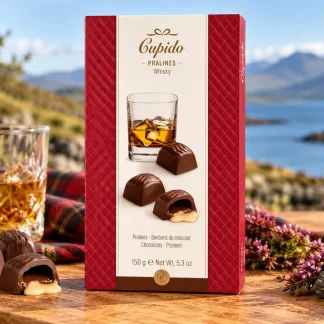 Cupido Whisky Chocolate Pralines – 150g