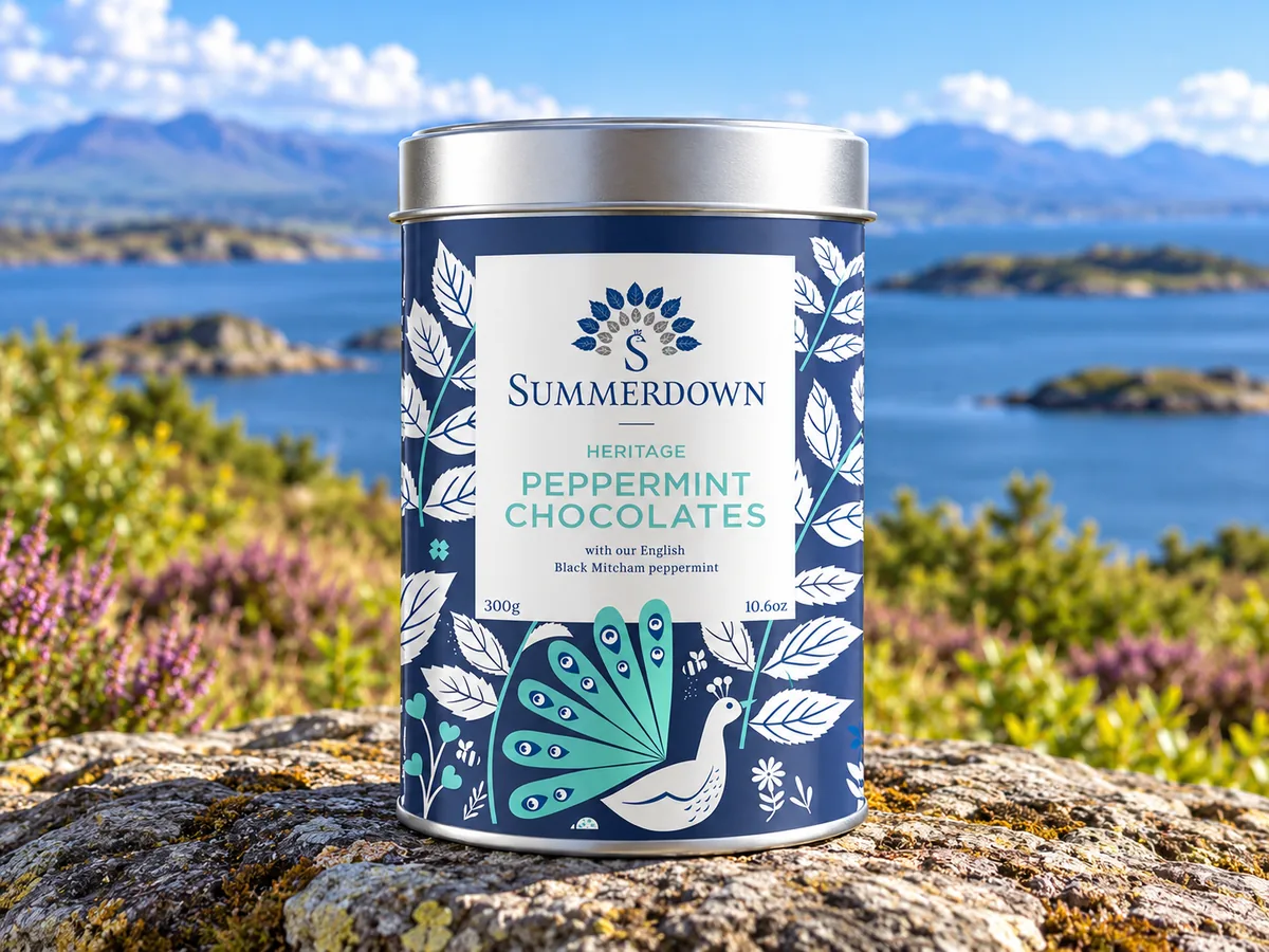 Summerdown Heritage Peppermint Chocolates – 300g